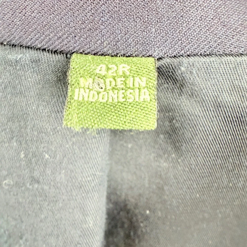 Orvis Mens Navy Blue‎ 100% Wool Two Button Blazer Sport Coat 42R*read*